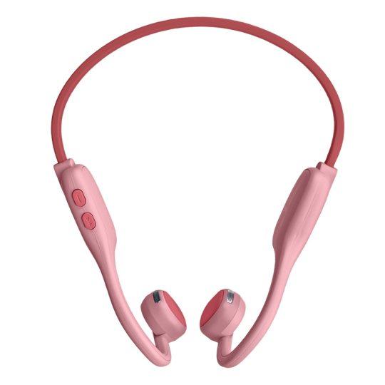 Dawood DHA 09 Kids Air Conduction Earphones(Pink)