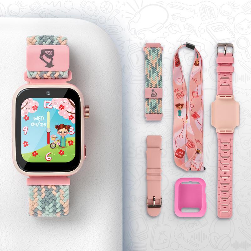 D18 Dawood 4G Smartwatch(Pink)